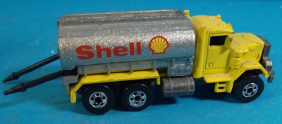 Auktion <br>Druckguss-Tankwagen  Hot Wheels Peterbilt 1979 Shell , bespielt [1]