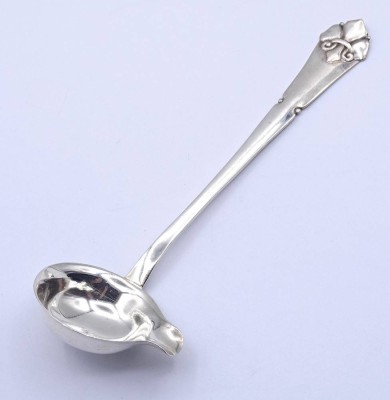 Auktion <br>kl. Kelle, Silber, Copenhagen (19)23, L. 13,5cm, 15,1g., [1]