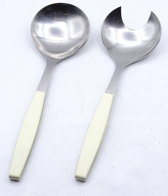 Auktion <br>Salatbesteck, Strata, GJ - Georg Jensen, Denmark, L. 20,5-21,0cm [1]