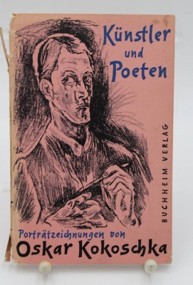 Auktion <br>Künstler und Poeten, Bildniszeichnungen von Oskar Kokoschka, 1954, Gebrauchsspuren [1]