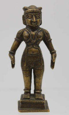 Auktion <br>kl. Bronze, Hindu-Gottheit, H-11,5cm. [1]