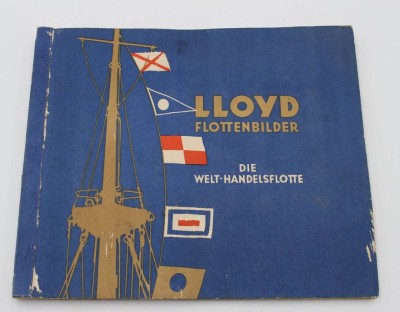 Auktion <br>Sammelalbum, Lloyd Flttenbilder - Die Welt-Handelsflotte, kompl. , Gebrauchsspuren [1]