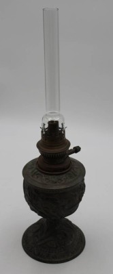 Auktion <br>Petroleum-Lampe, Jugendstil, ca. H-44,5cm [1]