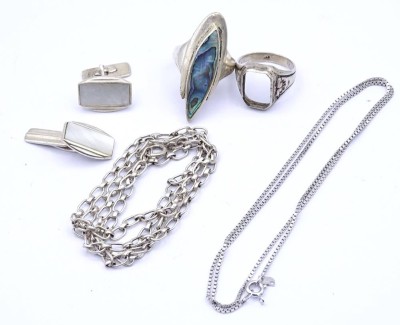 Auktion <br>Konvolut div. Silber Schmuck, teils defekt, zus. 34,5g. [1]