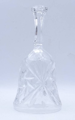 Auktion <br>Glas Tischglocke, ungemarkt, H. 17,0cm [1]