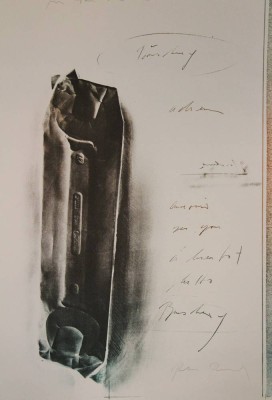 Auktion <br>Peter PAUL (1943-2013), Lithographie, handsigniert, ungerahmt, BG 40 x 50cm, Widmung 