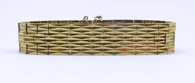 Auktion <br>Z.R.C. Armband, goldfarben, made in France, l. 20,0cm, B. 17,8mm [1]