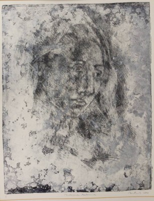 Auktion <br>Pantor o,ä, Madonna, Lithographie, ger./Glas, RG 93,5 x 73cm. [1]