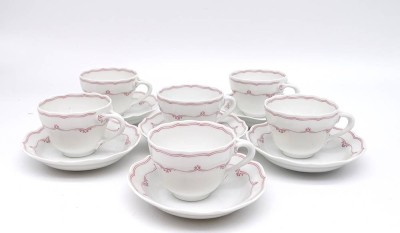 Auktion <br>6 x Kaffeegedeck von Hutschenreuther Deko: Mainau [1]