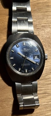 Auktion <br>Vintage 1970er Jahre Eloga 17 Jewel Swiss Made, gut erhalten und läuft [1]