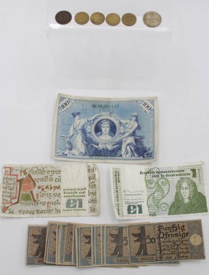 Auktion <br>6x div., Kleinmünzen Deutschs Reich, 3x div. Banknoten und 20x Notgeld Berlin 1921 [1]