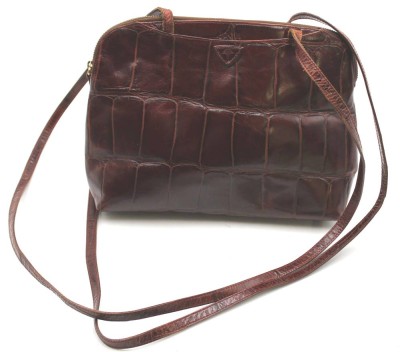 Auktion <br>Damen-Handtasche, Joop, Leder in Reptilienoptik, guter Zustand, ca. 20 x 28,5cm [1]