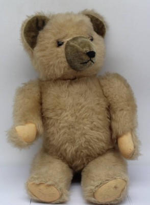 Auktion <br>gr. Markt-Teddy, blond, Brummstimme, H-53 cm, Schewibengelenke [1]