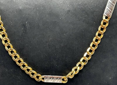 Auktion 344<br>schwere GG-WG Halskette  
