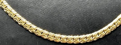 Auktion 344<br>Gold-Halskette 14 Kt (-585-) Union, L-ca. 42 cm, 7,2 gr. [1]