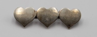 Auktion 346<br>Sterling-Brosche, Hans Hansen, Nr. 102, 4,7gr., L-3,6cm. [1]