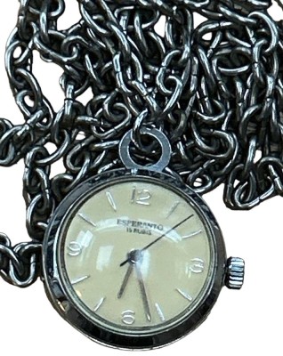 Auktion 351<br>mechan. Damen-Kugel-Umhängeuhr 