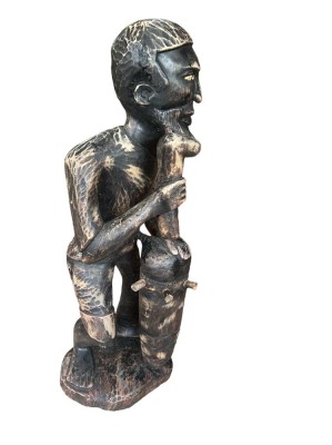 Auktion 346<br>gr. afrikan. Holzfigur 