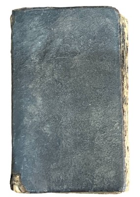 Auktion 351<br>Andachtenbuch um 1750, Titelseite und ersten beiden Seiten fehlen, Holzeinband, schlecht erhalten, 16x10 cm [1]