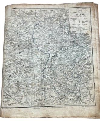 Auktion 346<br>24 Kreiskarten der kgl. preussischen Kreise, gebunden um 1840, 43x37 cm, mit Königsberg, Breslau, Posen etc. [1]