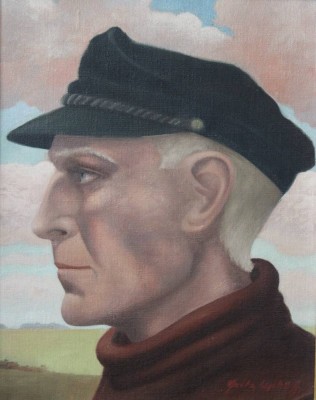 Auktion 347<br>Fritz UPHOFF (1890-1966), Portrait, Öl/Leinwand, gerahmt, RG 54,5 x 46cm. [1]