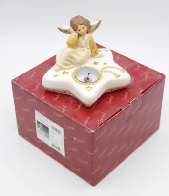 Auktion 347<br>Teelichthalter, Goebel Weihnacht, orig. Karton, H-11cm D-14cm. [1]
