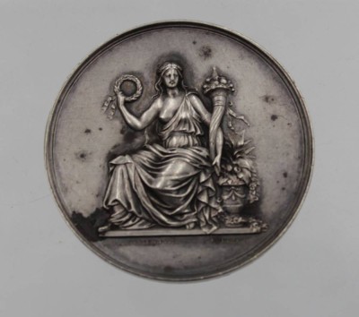 Auktion 347<br>Medaille, Deutsche Gartenbau-Gesellschaft Berlin, Silber, 17,5gr., D-3,5cm. [1]