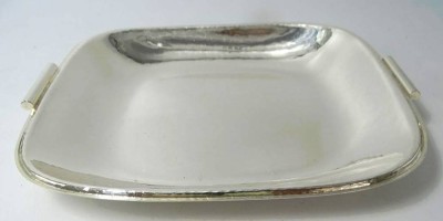 Auktion 347<br>rechteckige Schale, Silber-835-, Wilkens, 20x18 cm, 198 gr. [1]