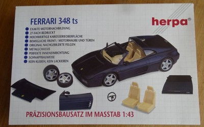 Auktion 347<br>Herpa Modellbausatz Ferrari, neu in OVP 1:43 [1]