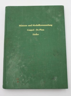 Auktion 347<br>Münzen-und Medaillensammlung Goppel-Dr. Plum, Auktionskatalog, 1960 [1]