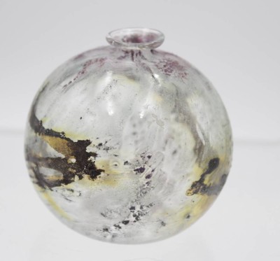 Auktion 347<br>2x Studio-Glas-Vasen, ca. H-8cm. [1]