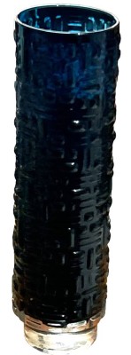 Auktion 348<br>Hirschberg Zylindervase, blau, H-24,5 cm [1]