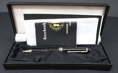 Auktion 348<br>Montblanc Kugelschreiber Meisterstück Platinum 2866 in OVP mit Papieren, [1]