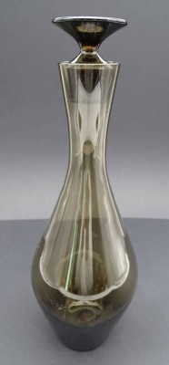 Auktion 348<br>Rauchglas Karaffe, 70-er Jahre, H-29 cm [1]