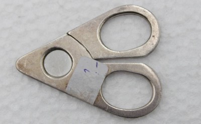 Auktion 348<br>kl. Zigarrenschere, 830er Silber, L-5,5cm [1]