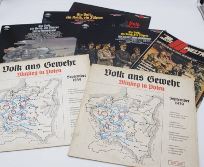 Auktion 348<br>6x LP's  sowie 1x Zeitschrift, Das III. Reich, 70er Jahre [1]