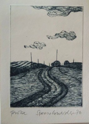 Auktion 348<br>Hans SPERSCHNEIDER (1928-1995), 1976, 2x kl. Radierungen, ,ca. 13x9 cm [1]