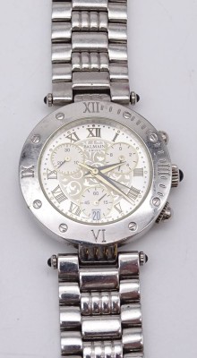 Auktion 349<br>Armbanduhr (Pierre) Balmain, Quartzwerk, Edelstahl, Saphirglas, D- 32mm, Tragespuren, Funktion nicht überprüft [1]