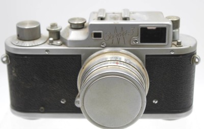 Auktion 349<br>russische Kamera, Zorki 3, Leica -Art, Gebrauchsspuren, Funktion nicht geprüft [1]