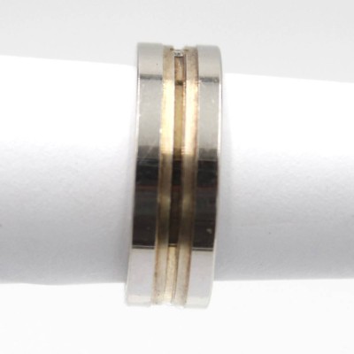 Auktion 349<br>925er Silber-Ring mit kl. Brillanten, 0,015ct, 8,6gr, RG 56 [1]