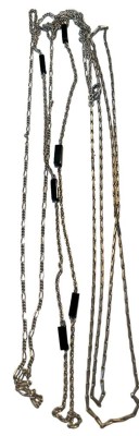 Auktion 349<br>lange, tw. zweireihige Silber-835- Kette mit Onyx Zwischengliedern, L-ca. 190 cm, 29,4 gr. [1]