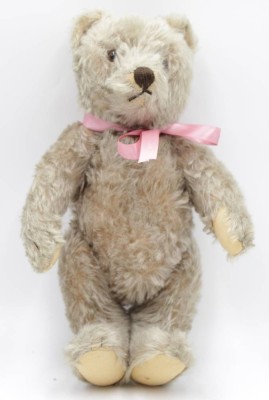 Auktion 349<br>Teddy wohl Hermann, älter, Druckstimme defekt, H-35cm [1]