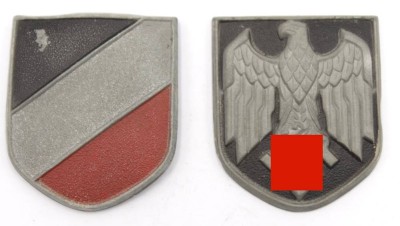 Auktion 349<br>2x Mützenabzeichen, Wehrmacht, 3. Reich [1]