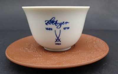 Auktion 349<br>Meissen Koppchen, 1.Wahl, Böttger Steinzeug [1]