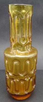 Auktion 349<br>Hirschberg Vase, bernsteinfarben, H-22 cm [1]