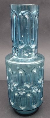 Auktion 349<br>Hirschberg Vase, blau, H-22 cm [1]
