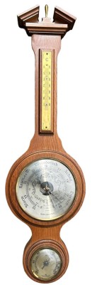 Auktion 349<br>Wand Wetterstation,  Thermometer defekt, H-62 cm [1]