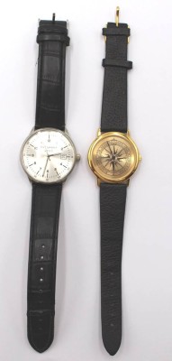 Auktion 349<br>2x div. Armbanduhren, 1x Bergmann , ca. D-3,5cm [1]