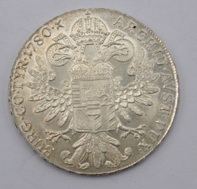 Auktion 350<br>Maria Theresia Thaler, 28gr., D-4,1cm [1]