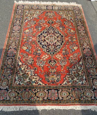 Auktion 350<br>Seidenteppich, Teheran, Iran, 197x133 cm [1]